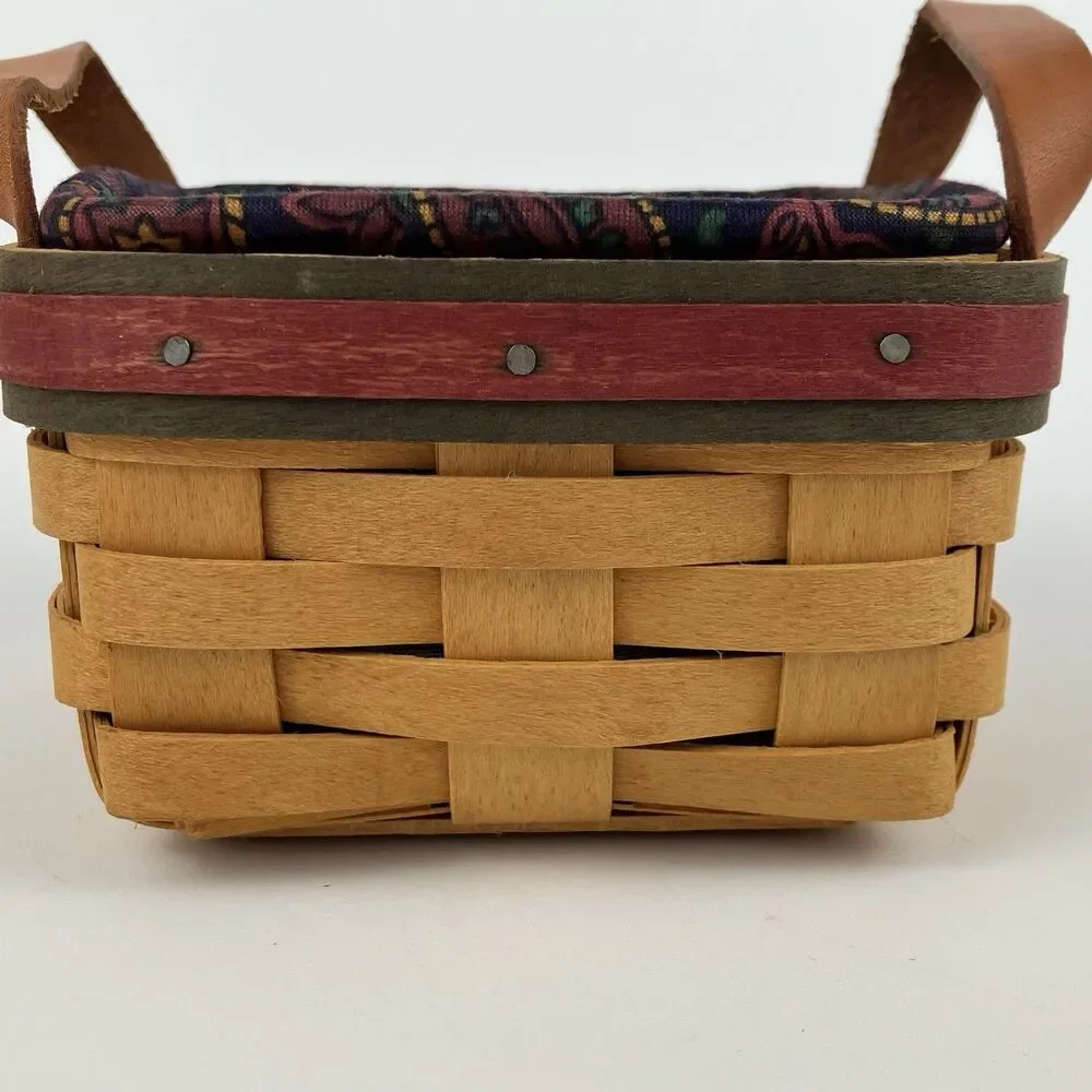 Longaberger Golf Tee Basket 1999 | /w Liner Fathers Day Set Decor VTG (14940)